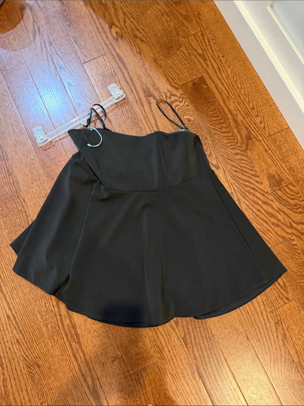 Ann Taylor Black Dress with Spaghetti Straps